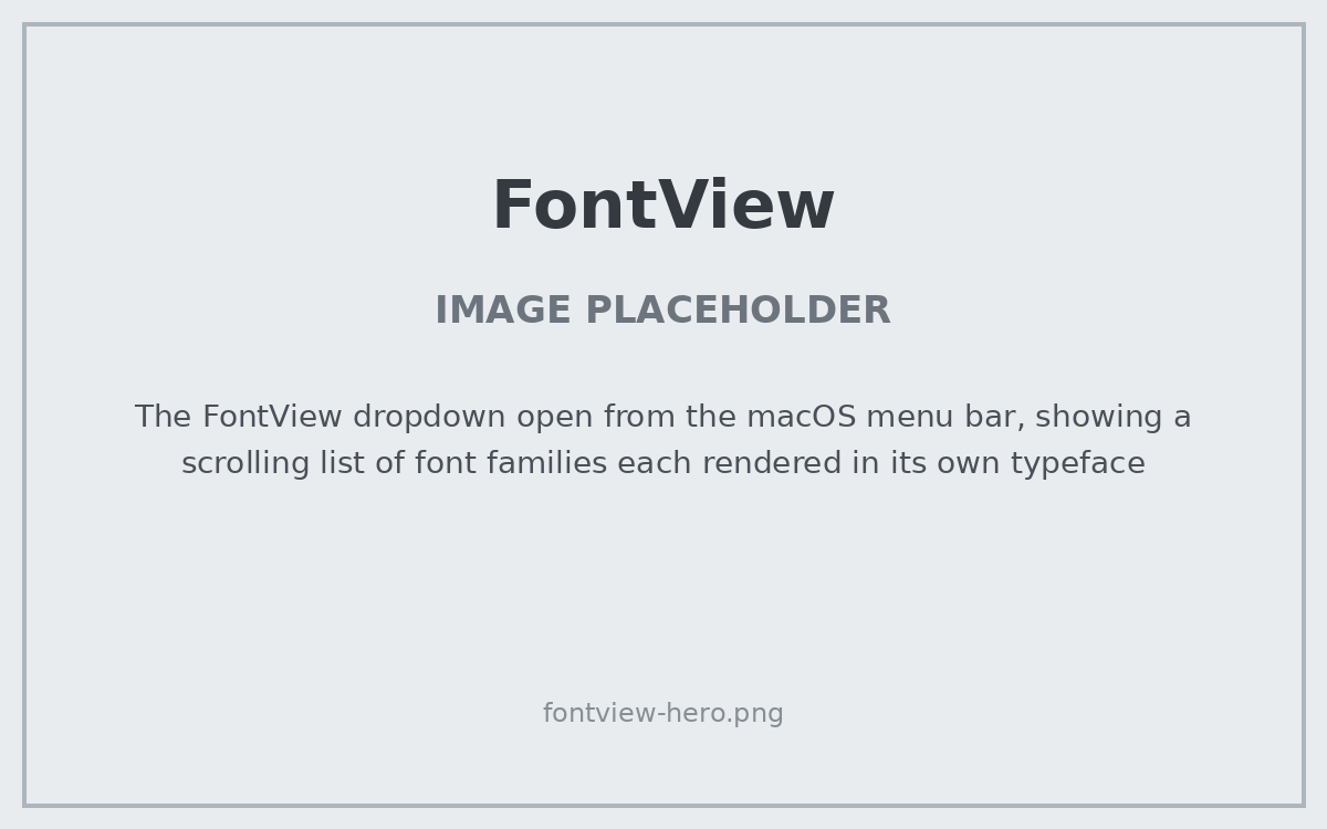 FontView