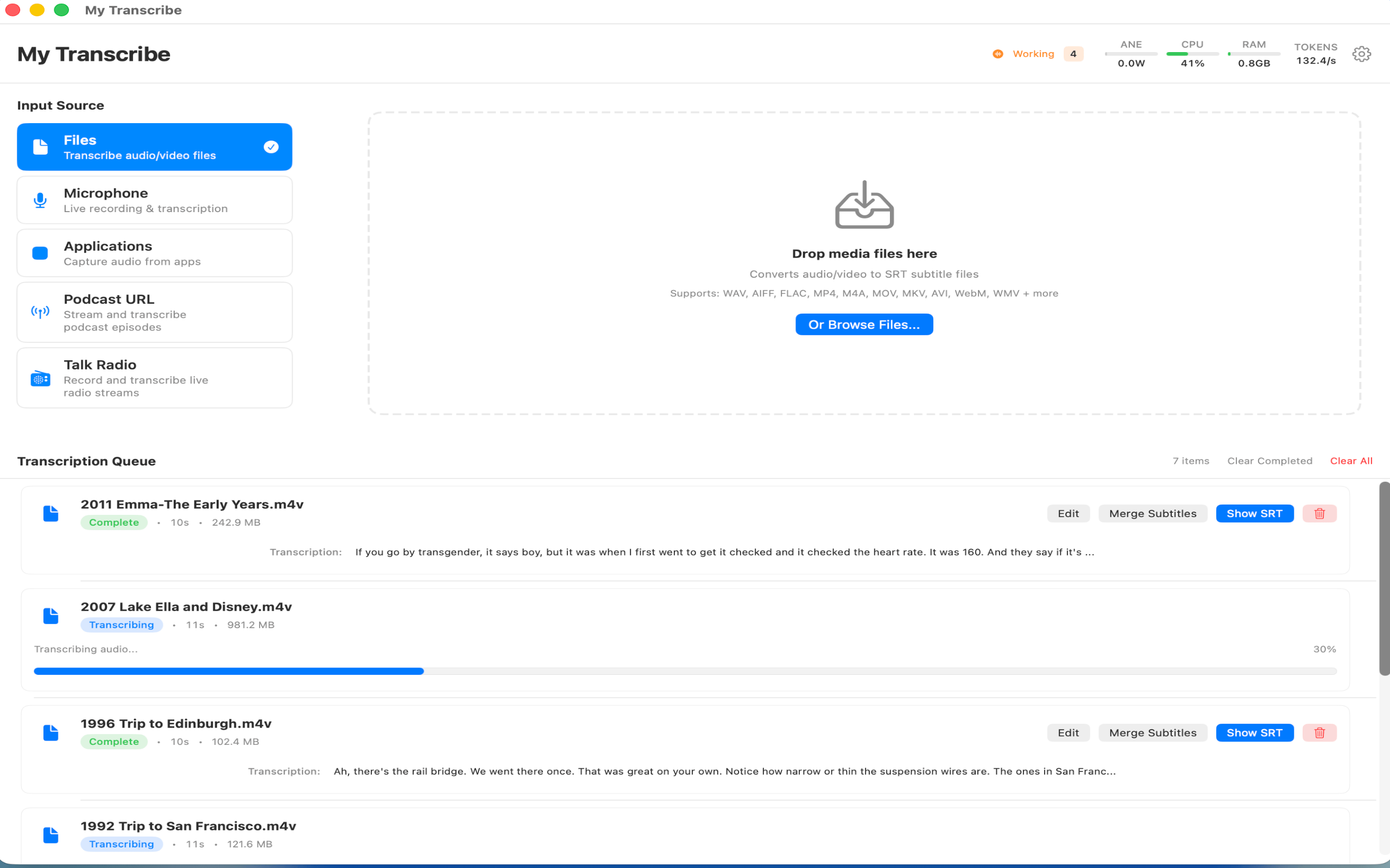 MyTranscribe Screenshot 1